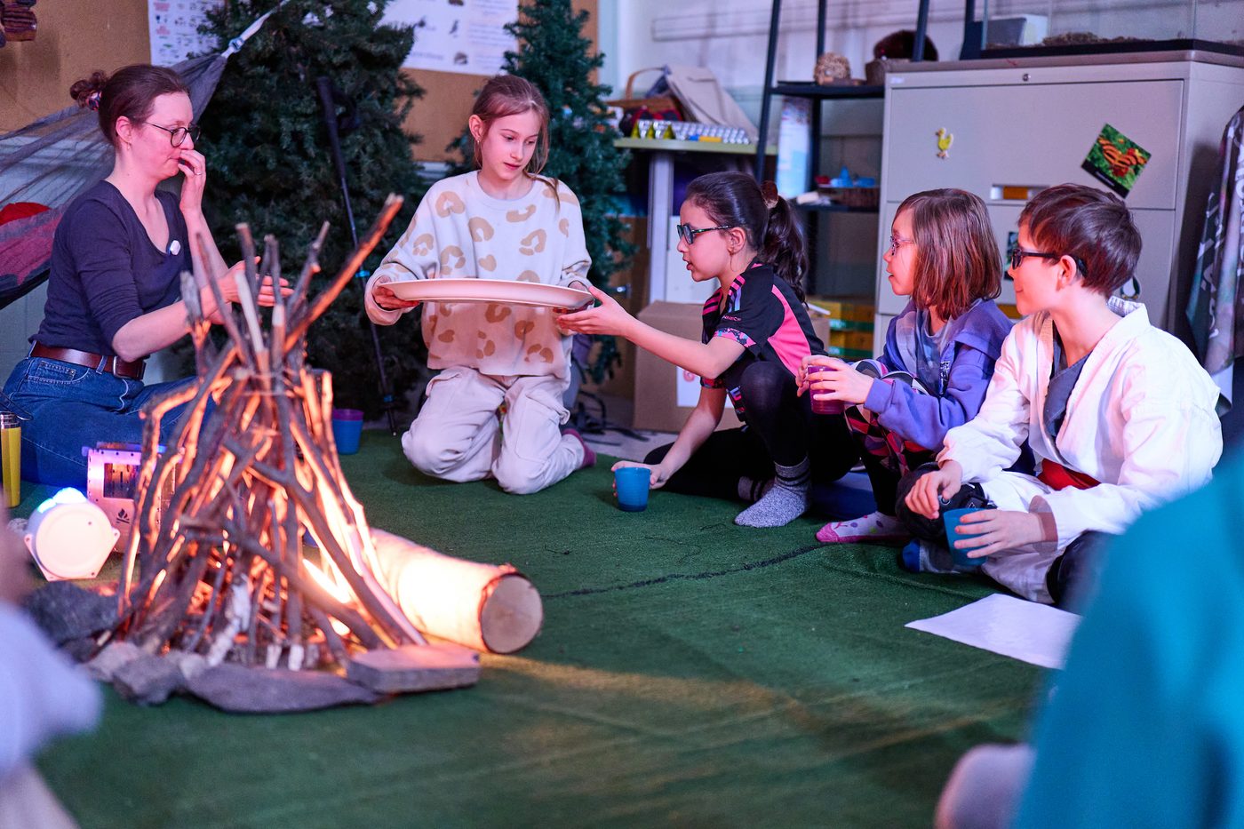 Enfants en atelier